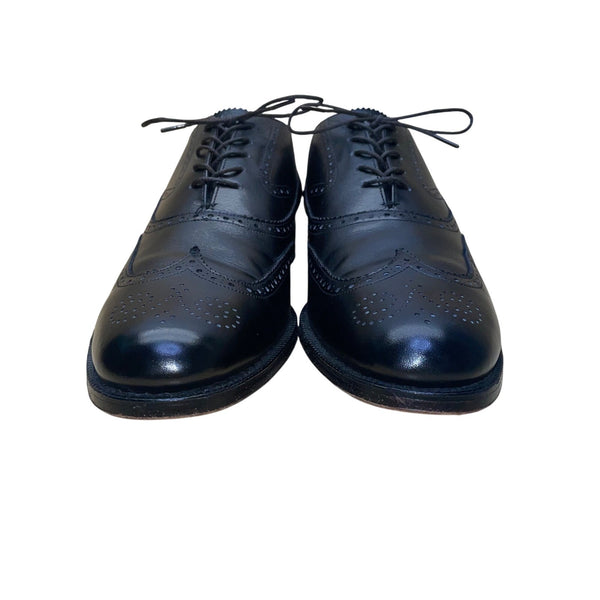 Brooks Brothers Men’s Black Leather Wingtip Oxford Dress Shoes Size 9B
