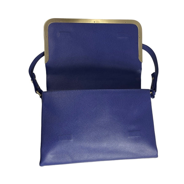 Botkier Women's Purple Faux Leather No13 Misha Shoulder Bag Sz M