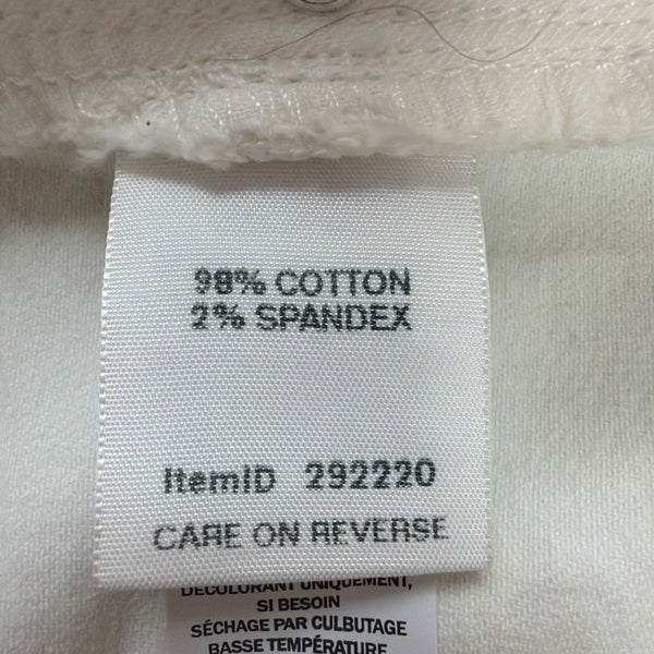 L.L. Bean Womens White Favorite Fit Jeans Regular Comfortable Size 16