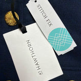 41 Hawthorn Womens Navy Military Style Jacket With Gold Buttons Size L