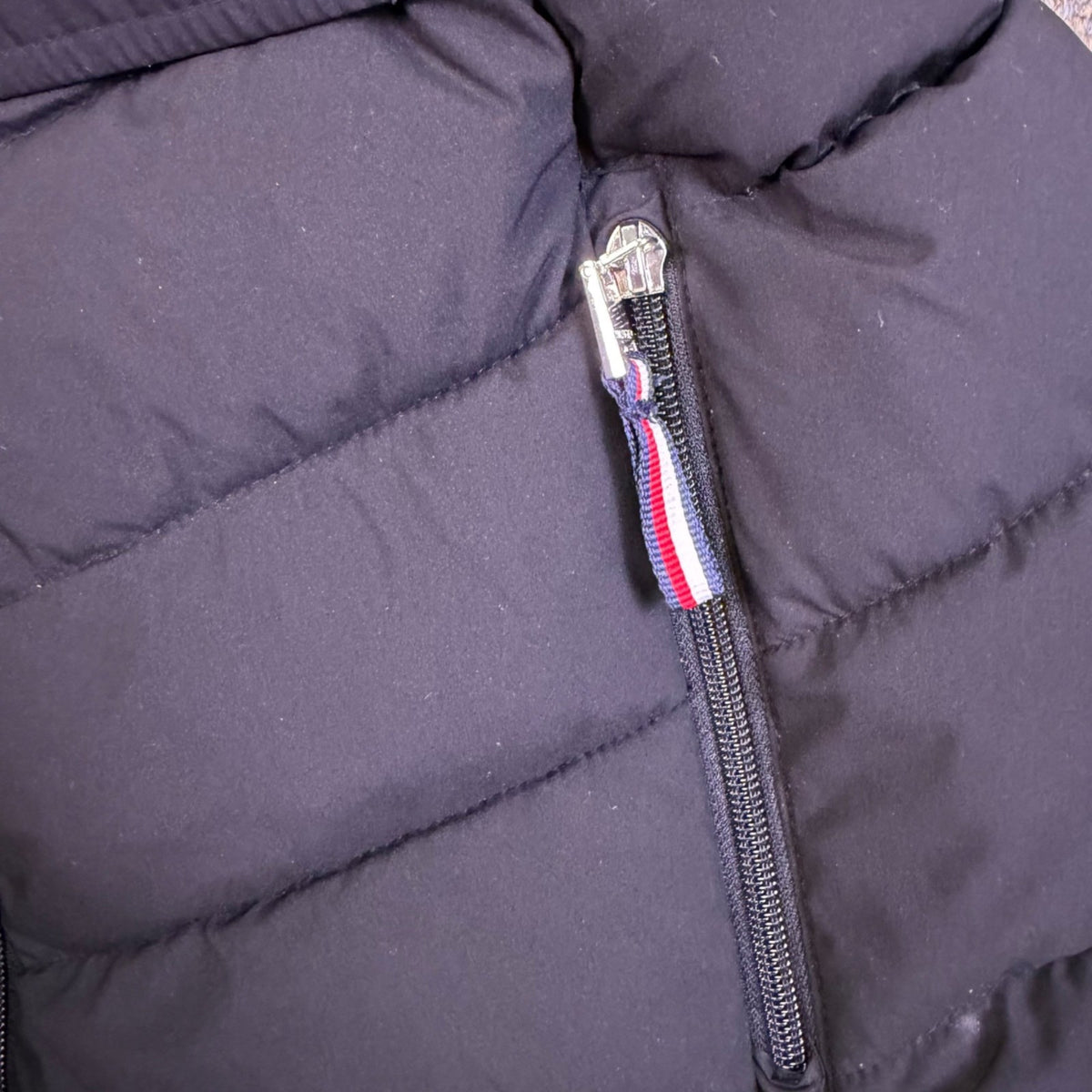 Tommy Hilfiger Womens Black Hooded Puffer Coat Water Resistant Belted Size XL