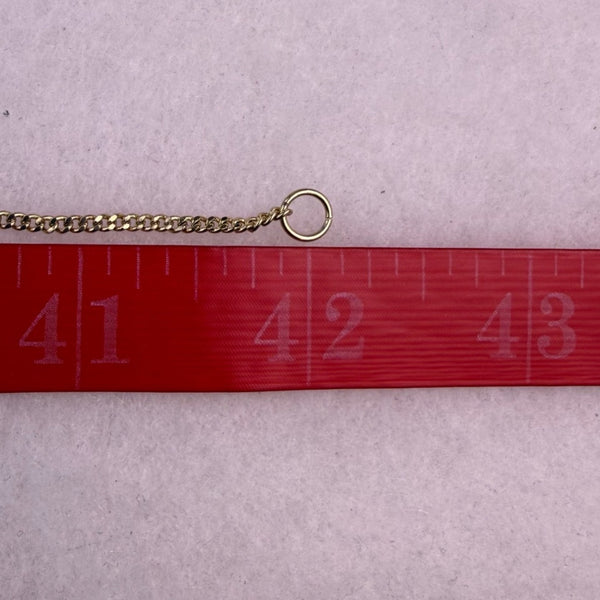 DKNY Womens Gold Tone Metal Long Chain Necklace Elegant Multi-Layer Design