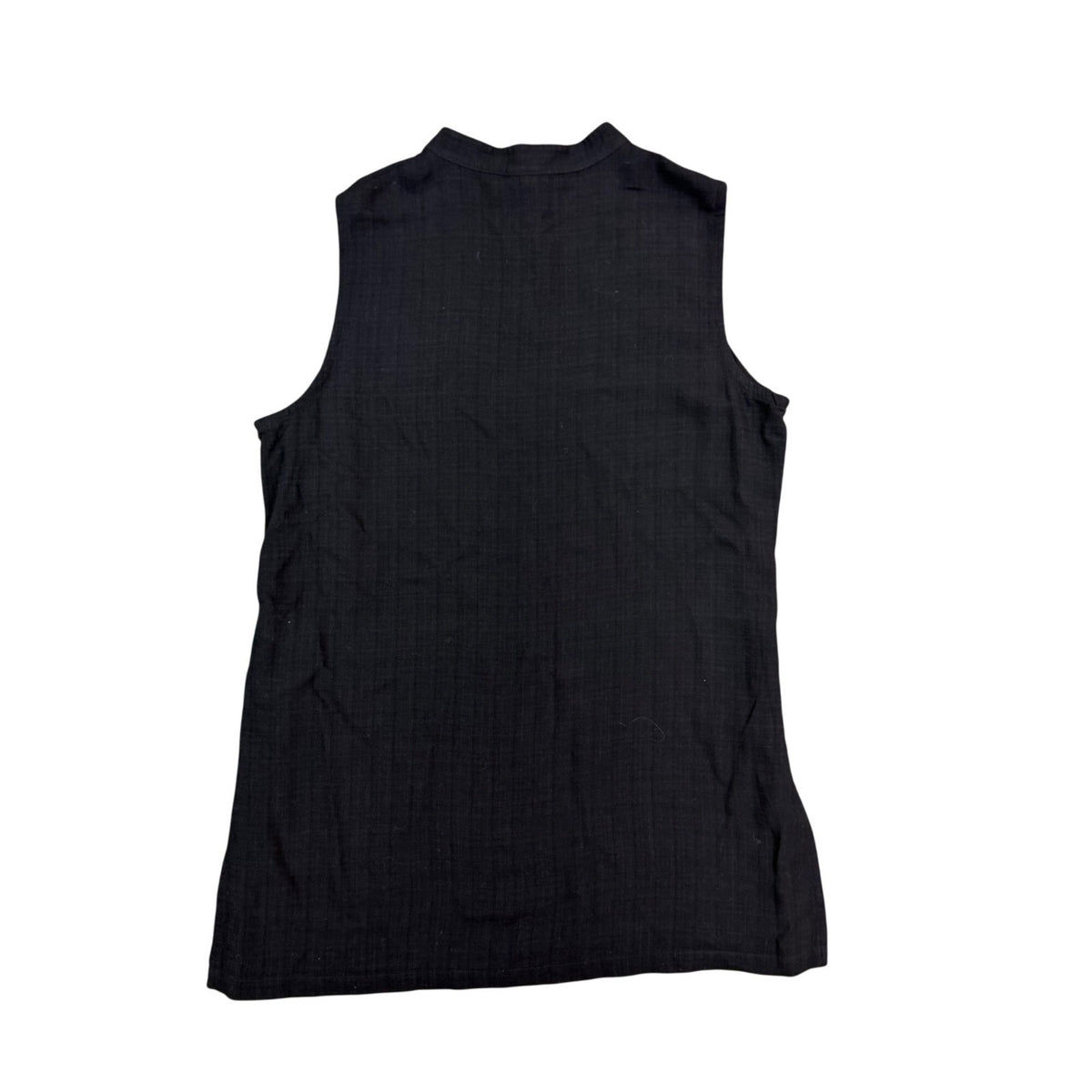 Eileen Fisher Petite Women Dark Navy Sleeveless Tunic Top Size M