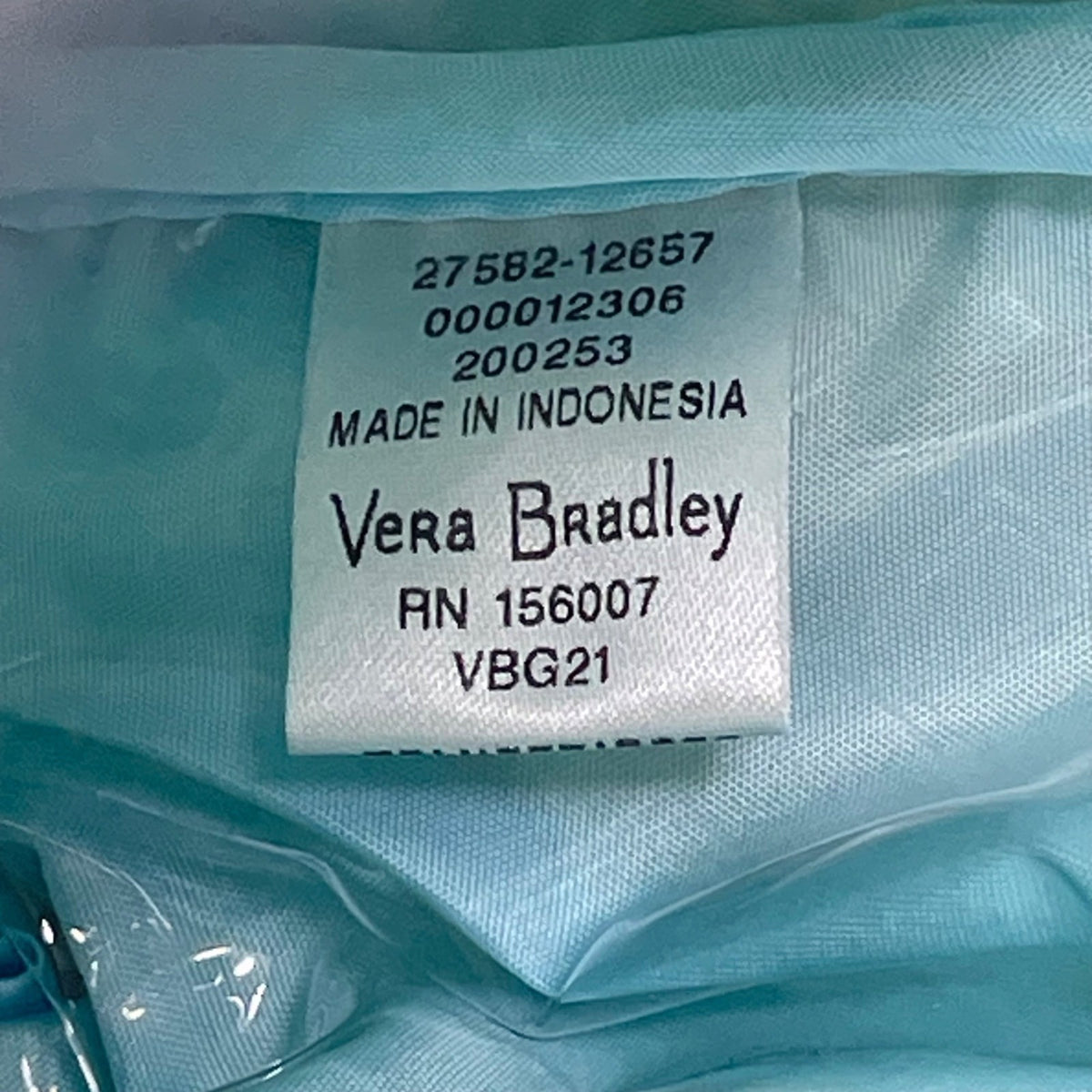 Vera Bradley Multicolor Quilted Medallion Pattern Polyester Zipper Cosmetic Bag