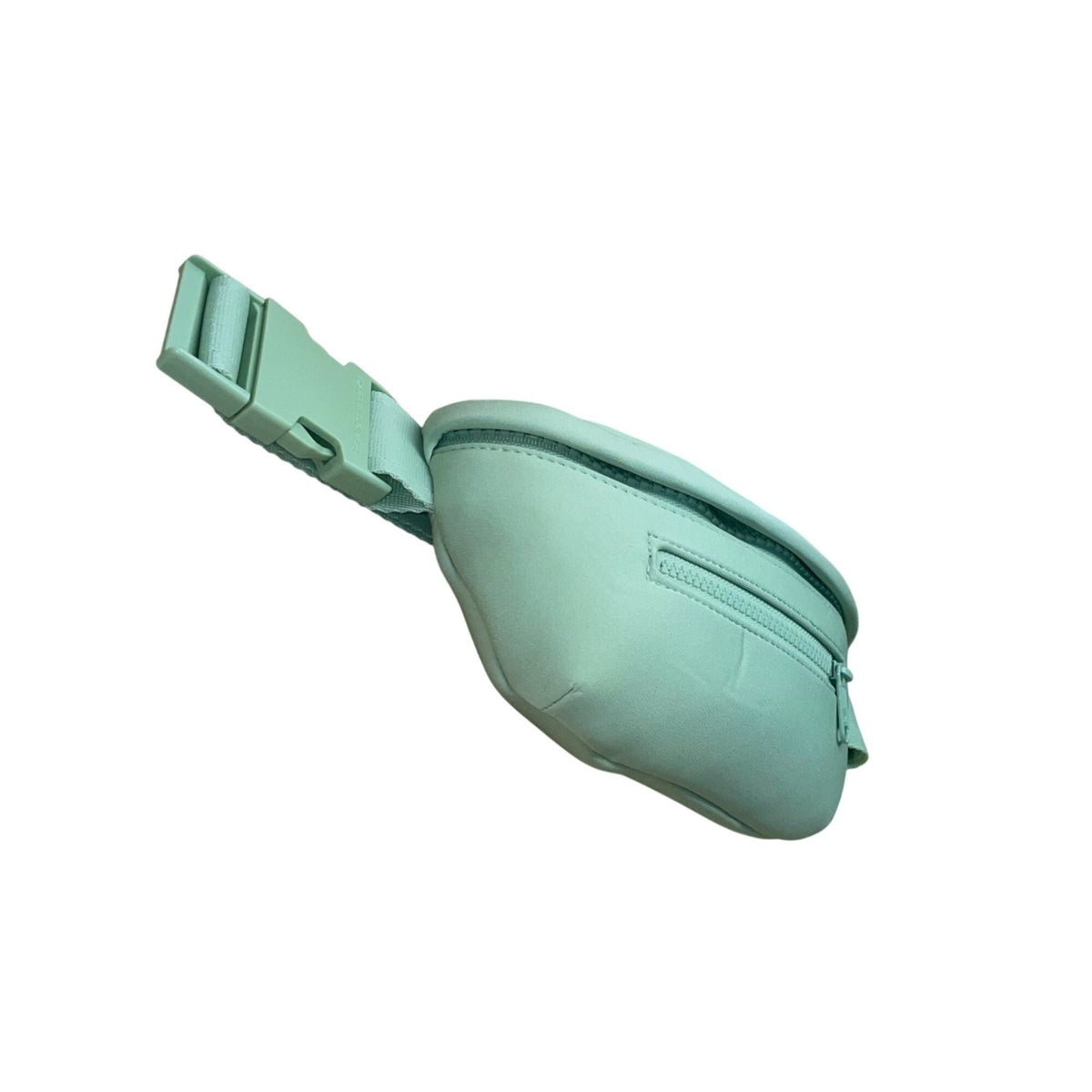 Dagne Dover Unisex Green Polyester Compact Adjustable Fanny Pack Bag