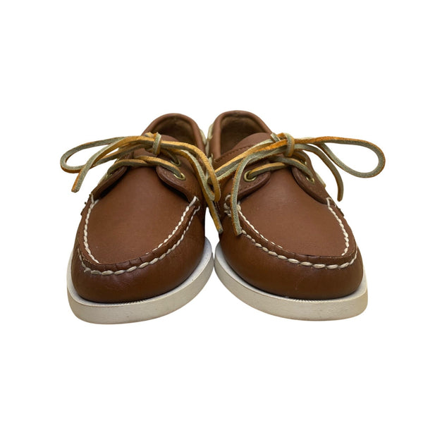 Sperry Women’s Brown Leather Casual Slip-On Top Sider Boat Shoes Size 6M
