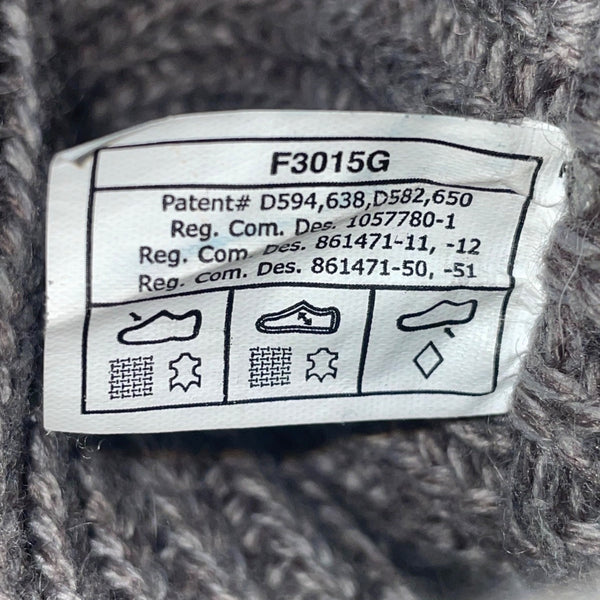 UGG Women’s Gray Knit Button-Up Fold-Over Design  Winter Boots Size 7