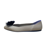 Rothys Women’s Beige & Black Knit Flower Ballet Flats Size 11.5