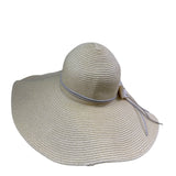 Sakkas Womens Yellow Paper Straw Wide Brim Sun Hat W/ Adjustable Flower Accents