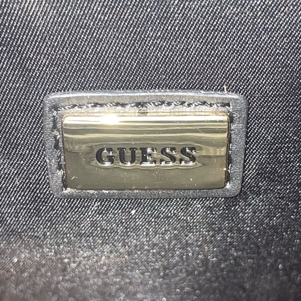 Guess Women’s Black Faux Leather Detachable Strap & Coin Pouch Crossbody Bag