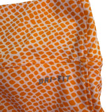 Nike Womens Orange Athletic Dri-FIT Skort Patterned Built-In Shorts Sz L