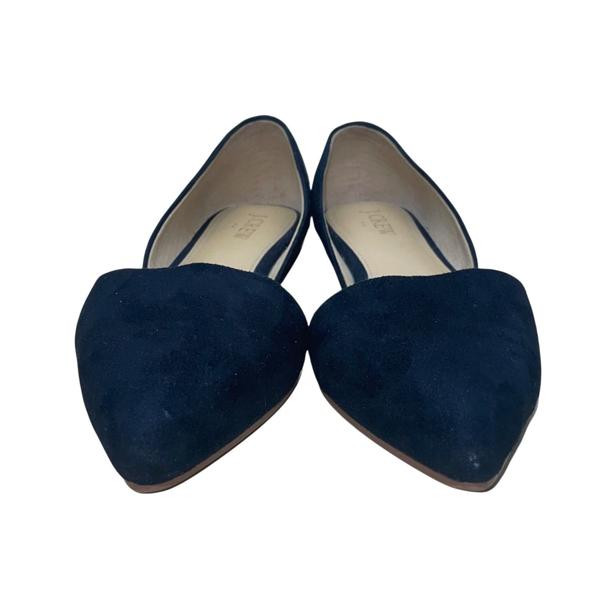 J. Crew Women’s Black Suede D’Orsay Pointed Toe Flats Size 7