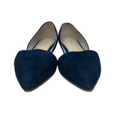 J. Crew Women’s Black Suede D’Orsay Pointed Toe Flats Size 7