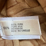 Hettabretz Womens Yellow 100% Silk Double-Breasted Trench Coat With Belt Italy