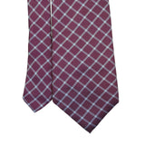 Liberty Men’s Red 100% Silk Geometric Pattern Tie