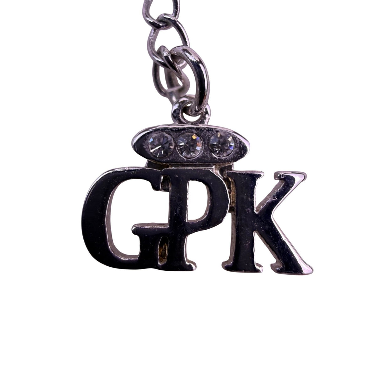 GPK Womens Silver Tone Pearl Crystal Pendant Necklace