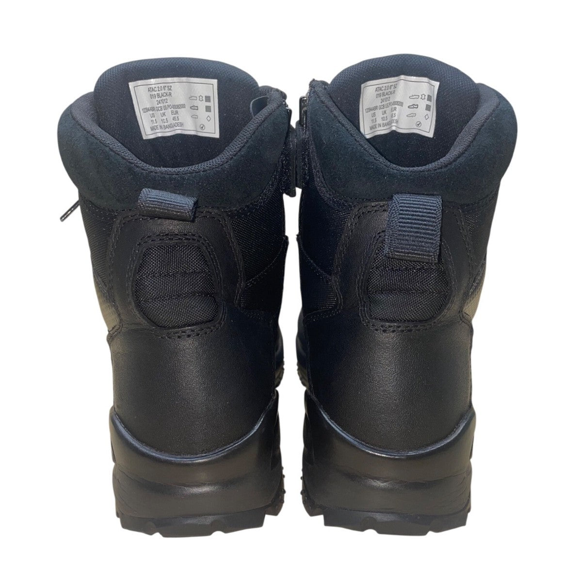 5.11 Men’s Black Tactical ATAC 2.0 6" Leather/Nylon Lace-Up Boots Size 11.5