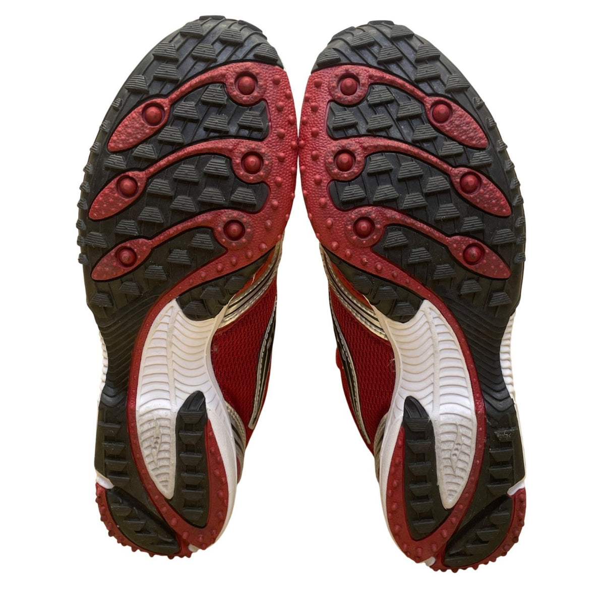 Saucony Women’s Red & Silver Kilkenny XC2 Flat Lightweight Running Shoes Size 8