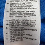 Adidas Mens Blue Long Sleeve ClimaLite Running Shirt W/ Orange Trim Size L
