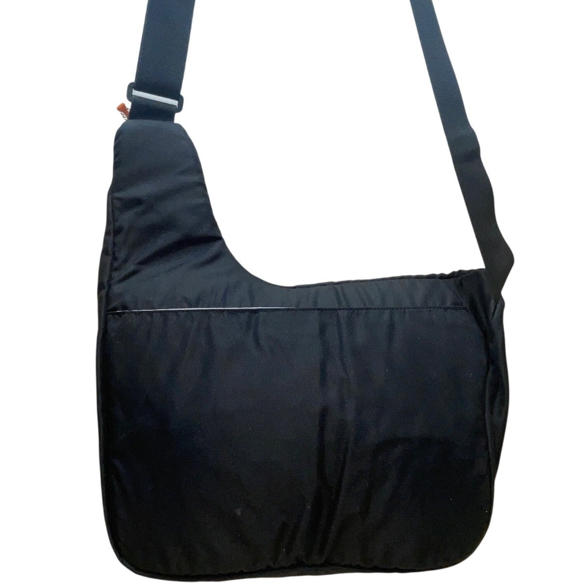 Detours Women’s Black & Gray Quilted Nylon Reflective Crossbody Messenger Bag