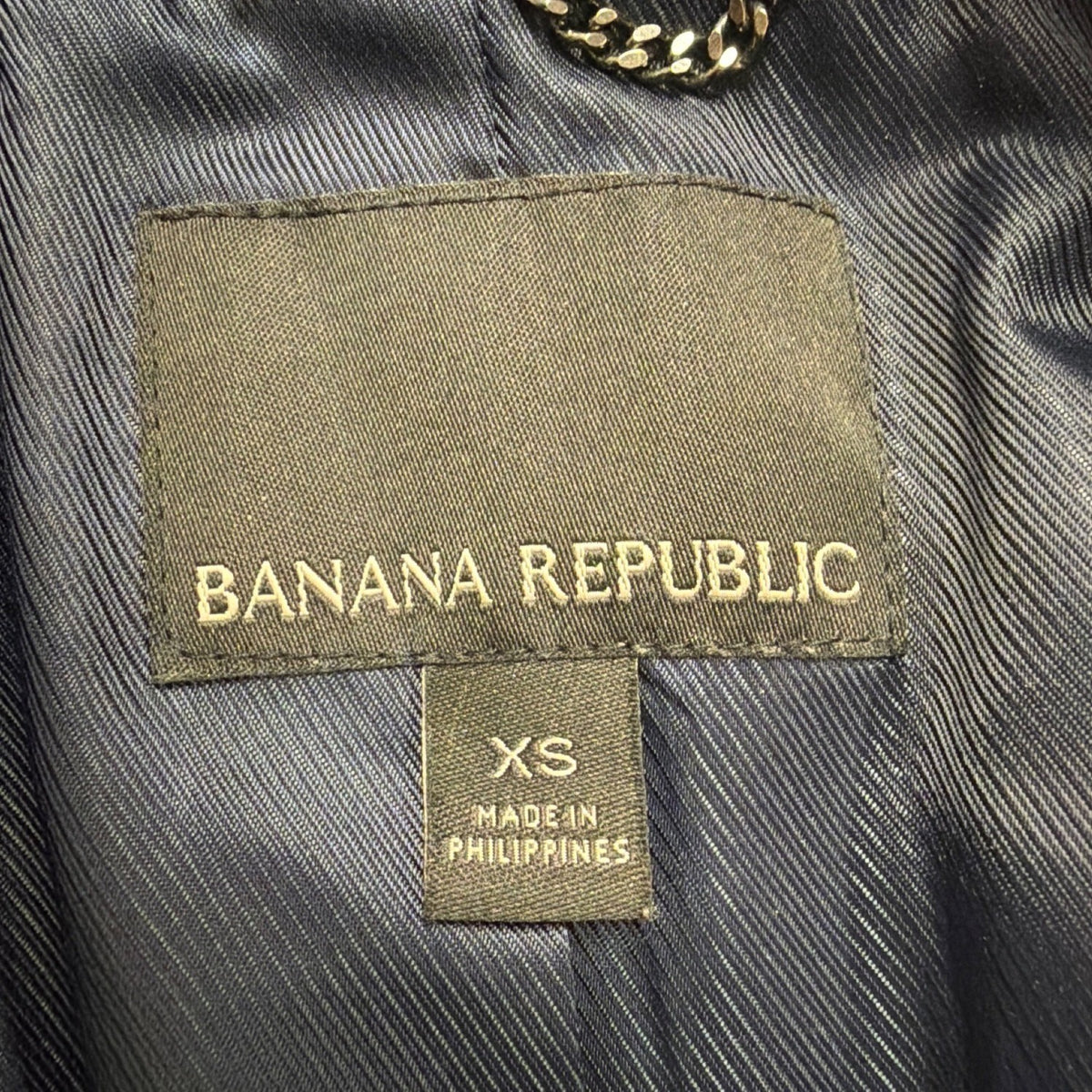 Banana Republic Womens Blue Wool Blend Ombre Coat Stylish Outerwear Size XS