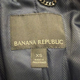 Banana Republic Womens Blue Wool Blend Ombre Coat Stylish Outerwear Size XS