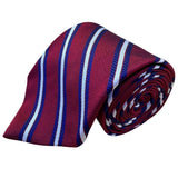 Brooks Brothers Mens Red & Blue Striped Silk Tie Classic Business Neckwear