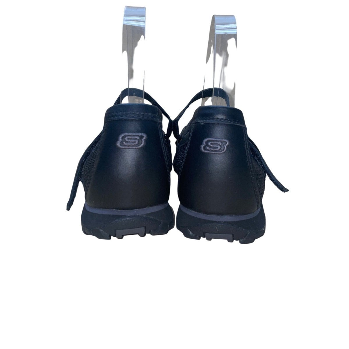 Skechers Women’s Black Leather & Textile Blend Mary Jane Style Shoes Size 10