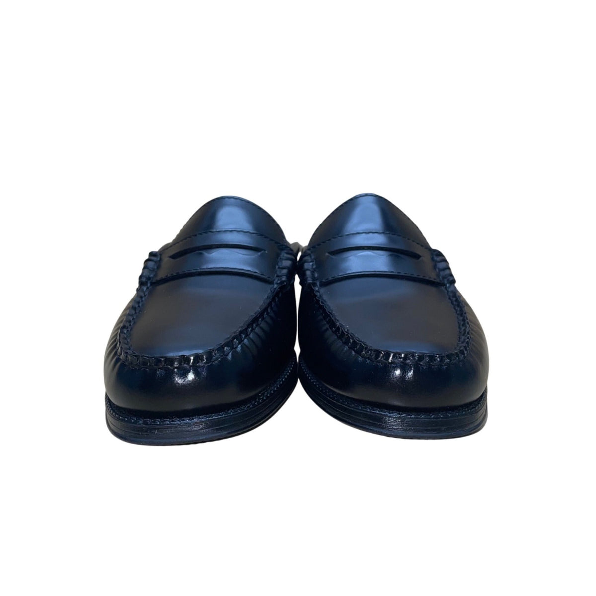 G.H. Bass Men’s Black Leather Wynn Easy Weejun Slip-On Loafers Size 7M