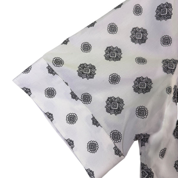 Talbots Womens White Non-Iron Short Sleeve Button-Down Shirt Size 16