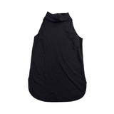 Cos Womens Black Sleeveless Mock Turtleneck Top Comfortable Fit Size S