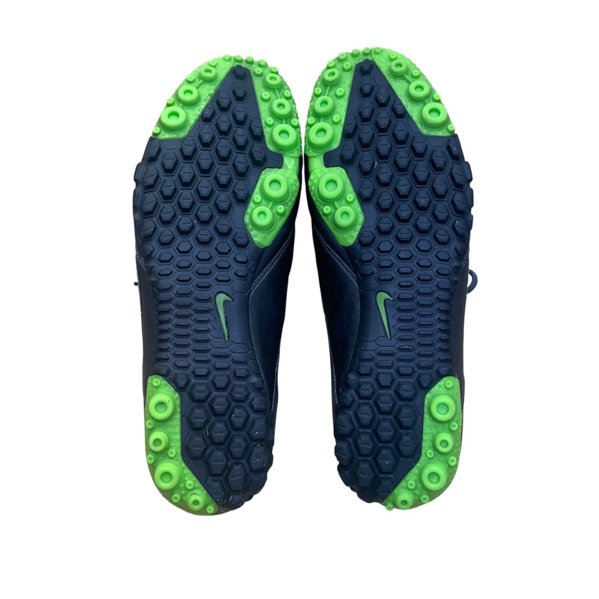 Nike 5 Men’s Gray & Green Bomba Pro Turf Soccer Cleats Shoes Size 10