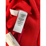 Ann Taylor Women's  Scarlet Red Capri Side Zip Up Pants Sz 4 - NWT
