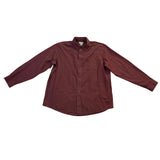 L.L. Bean Mens Red Cotton Long Sleeve Button Down Shirt Sz XL Regular