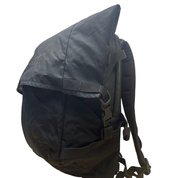 Attitude Unisex Black Nylon Padded Adjustable Straps RollTop Zip Around Backpack