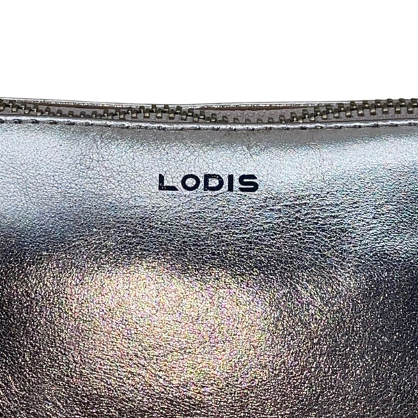Lodis Women’s Rose Gold Leather With Coin Pouch Zippered Wristlet Clutch