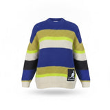 Kangol X H&M Womens Multicolor Striped Wool Blend Knit Sweater Pullover Size S