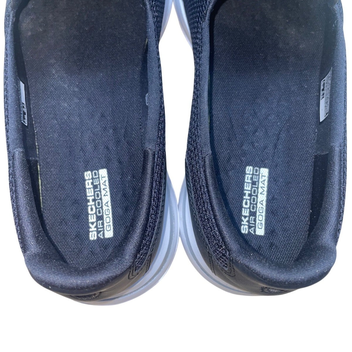 Skechers Men’s Black Mesh Ultra GO Cushioning Slip-On Walking Shoes Size 11