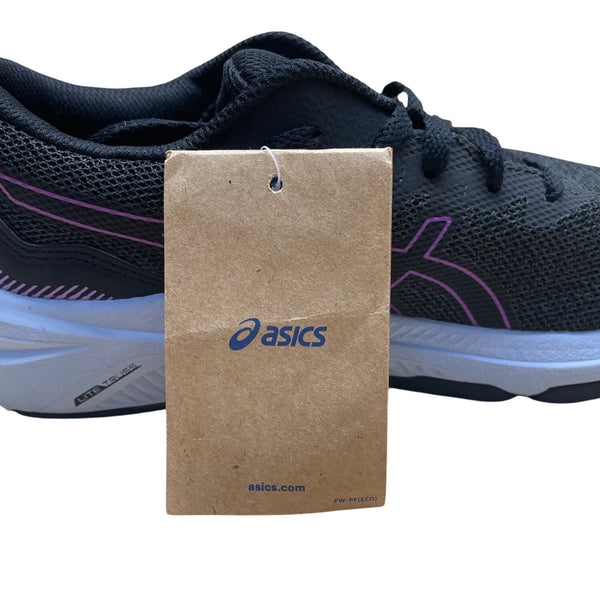 Asics Kids Graphite & Purple Lite Truss GT 1000 Series Running Shoes Size 4.5