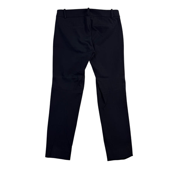 J. Crew Womens Black Cotton Stretch Slim Fit Dress Pants Classic Style Size 2