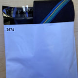 Geoffrey Beene Mens Navy Blue 100% Silk Striped Tie Classic Accessory