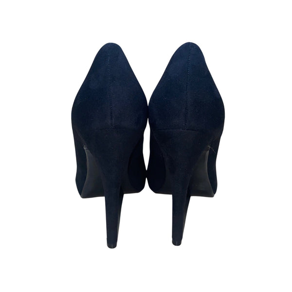 Thalia Sodi Women’s Black & Gold Round Toe Chrissy 2 High Heels Pumps Size 7M