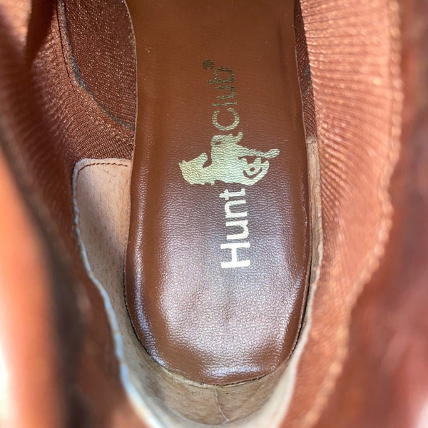 Hunt Club Women’s Brown Leather Lace-Up Kerry Ankle Booties Size 11M