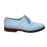 J. Murphy Men’s White Leather Moran Dress Oxford Shoes Size 10.5 M