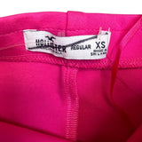 Hollister Womens Pink Viscose Strapless Mini Dress Stylish Design Sz XS
