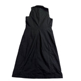 Banana Republic Womens Black Button Down Sleeveless Midi Dress Size 4