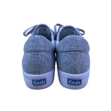 Keds Women’s Gray Canvas Lace-Up Sneakers Dream Foam Casual Shoes Size 8.5