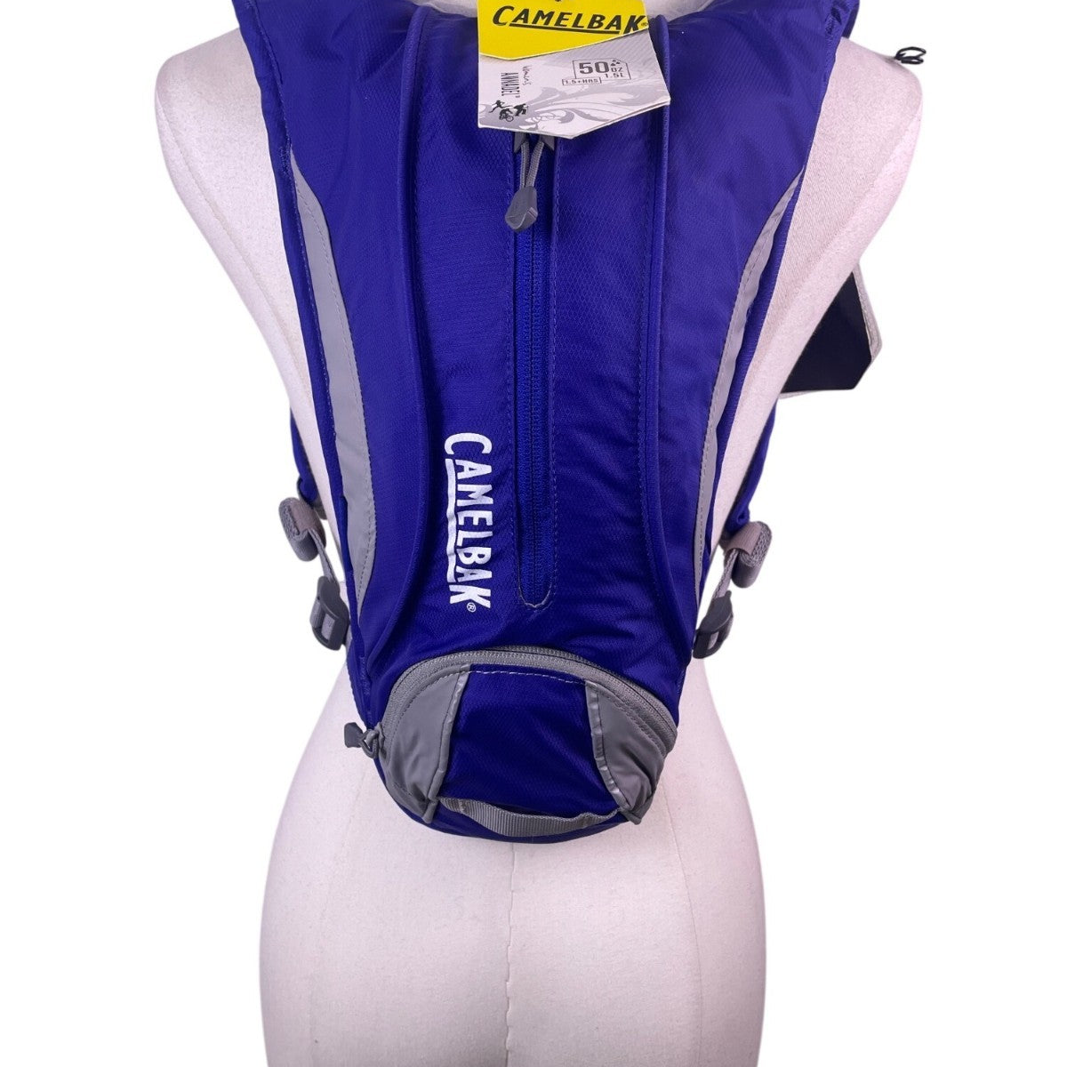 CamelBak Women’s Blue Gray Hydration BPA-Free Outdoor Water Reservoir Backpack