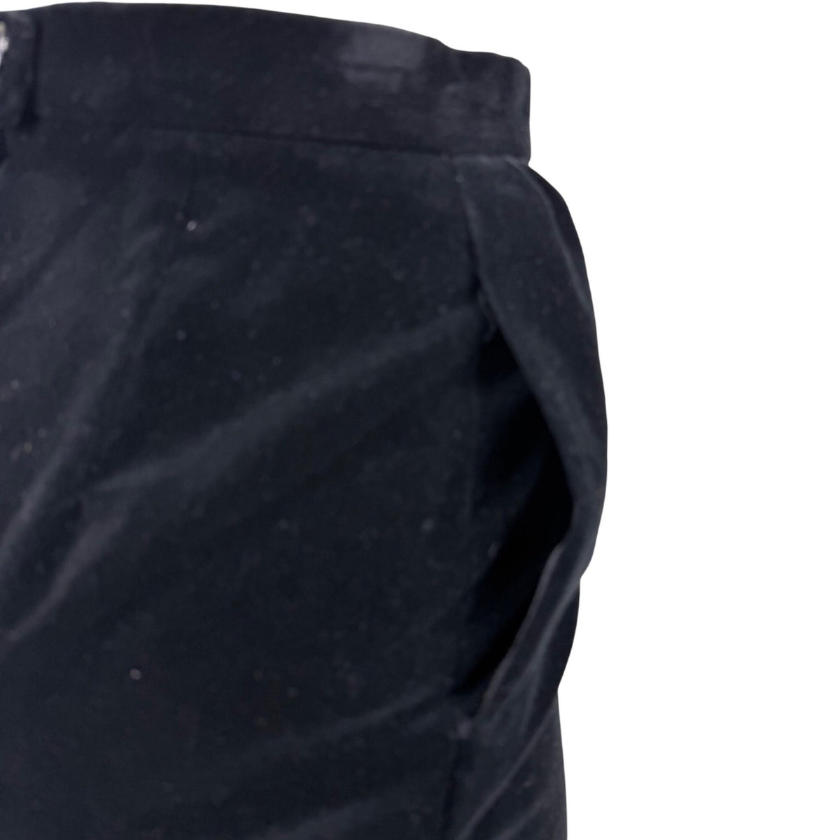 F.A. Chatta Womens Black Cotton Pencil Skirt Back Zip Stylish Design Size 8