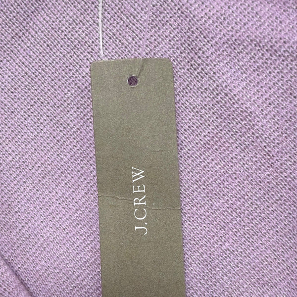 J.Crew Womens Purple Textured Long-Sleeve Lengthy Cardigan With Pockets Size XS